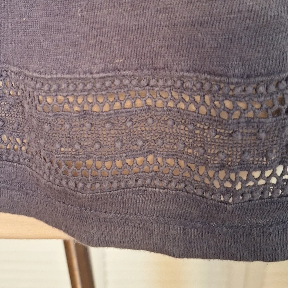 St Tropez Linen Peasant Top Blouse LG *A1 - Picture 4 of 5